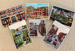 Streetscapes Greeting Cards