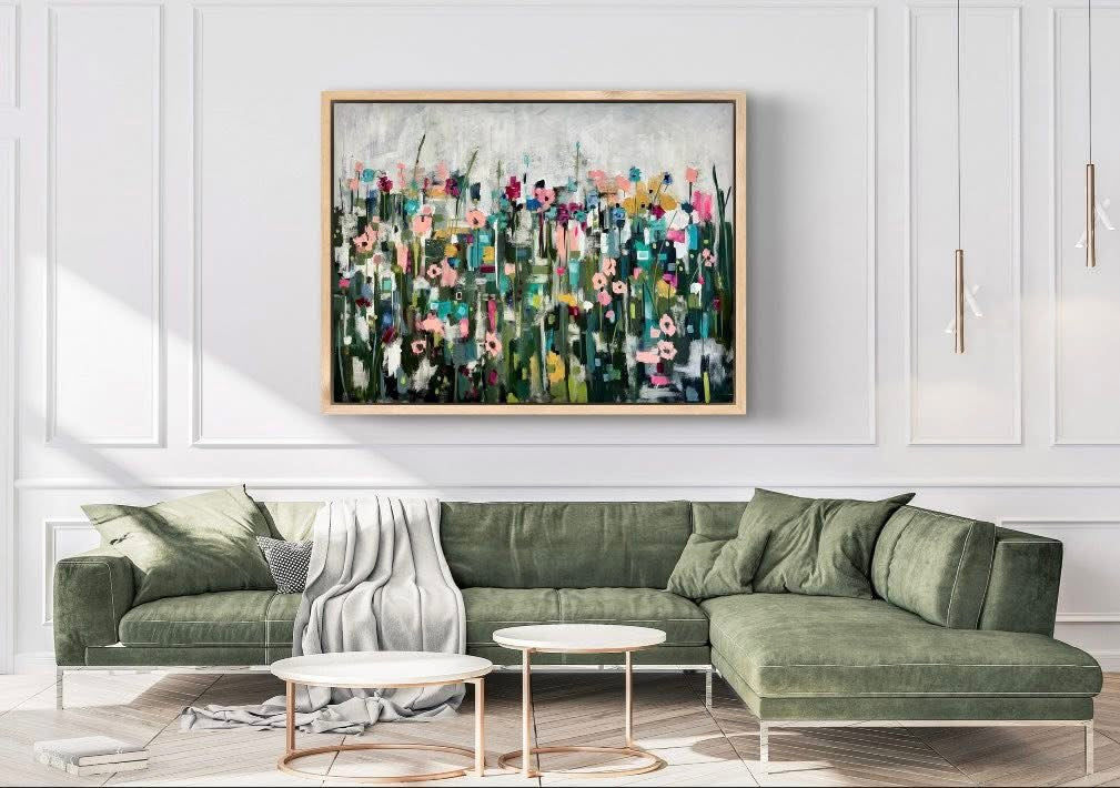“ You Belong Near The Wildflowers “ (framed)
