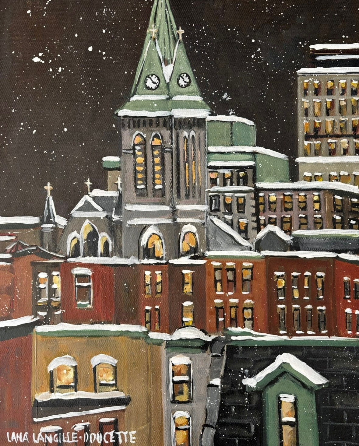 Night Sky Saint John NB