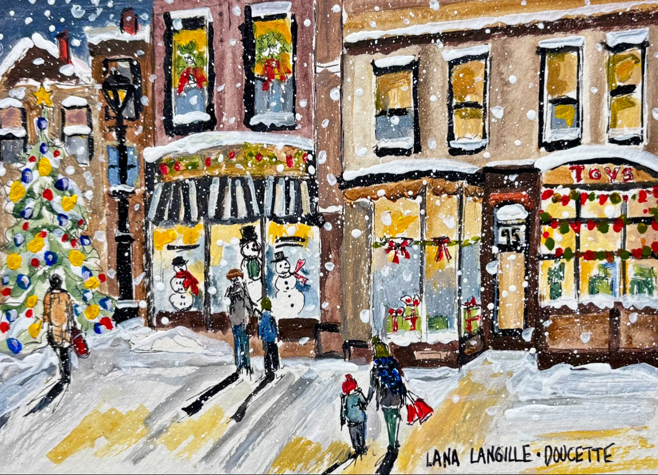 Greeting Card - Window Shopping