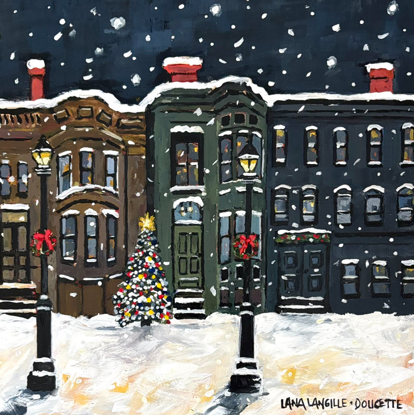Greeting Card - A Little Urban Christmas