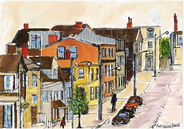 Pen & Ink Cliff Street
